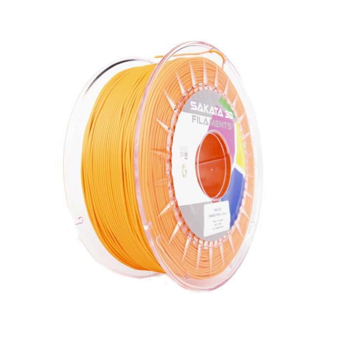 FLEX-920 ORANGE FRESH Diâmetro 1,75mm Bobine 1kg - Sakata 3D