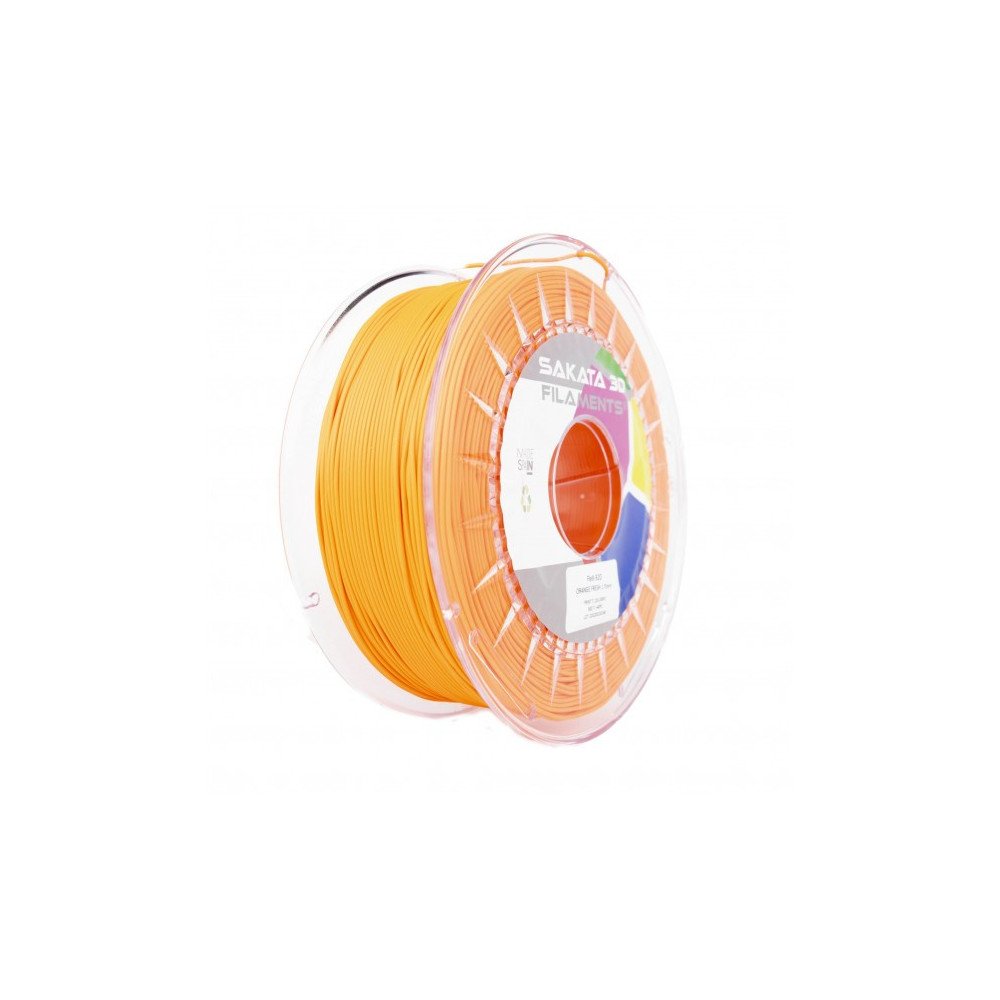 FLEX-920 ORANGE FRESH Diâmetro 1,75mm Bobine 1kg - Sakata 3D FLEX-920 ORANGE FRESH Diâmetro 1,75mm Bobine 1kg - Sakata 3D