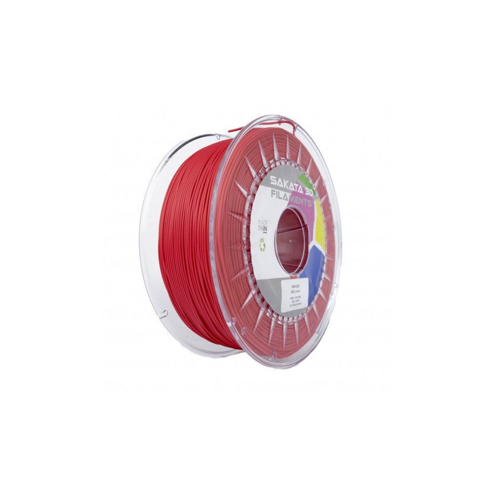 FLEX-920 RED Diâmetro 1,75mm Bobine 1kg - Sakata 3D FLEX-920 RED Diâmetro 1,75mm Bobine 1kg - Sakata 3D