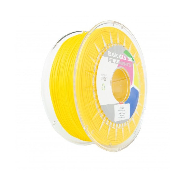 FLEX-920 YELLOW Diâmetro 1,75mm Bobine 1kg - Sakata 3D