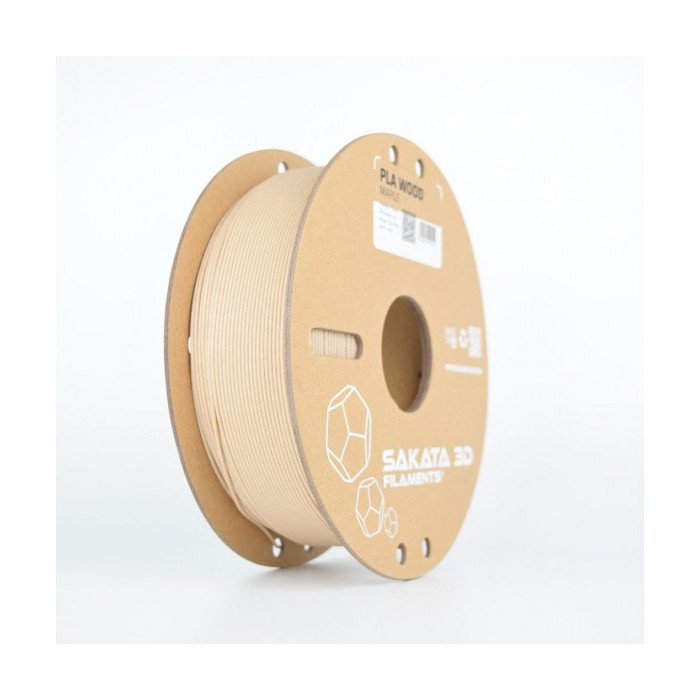 PLA WOOD - MAPLE Diâmetro 1,75mm Bobine 1kg - Sakata 3D