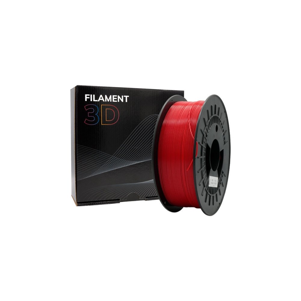 PETG Red 1kg | Filamento 3D 1,75mm PETG Red 1kg | Filamento 3D 1,75mm