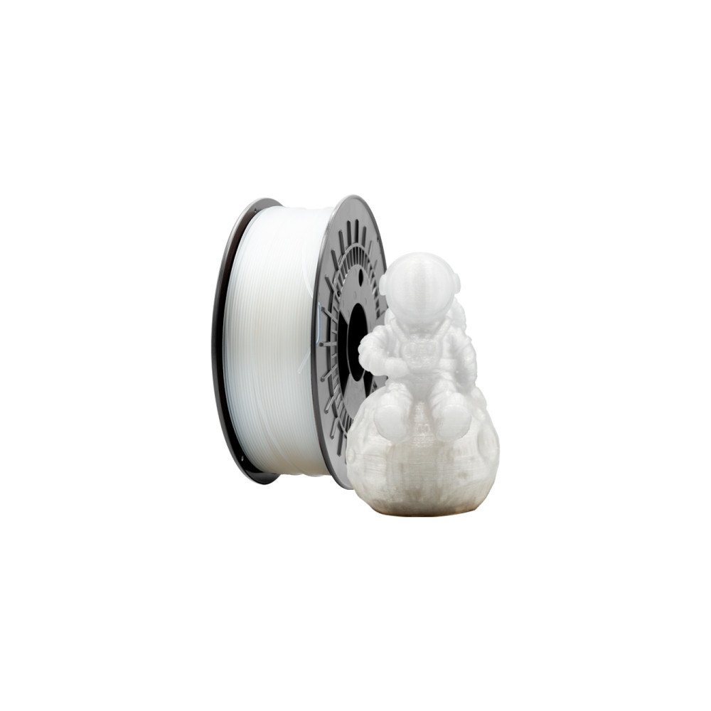 Filament 3D PETG– Diâmetro 1,75mm – Bobine 1kg – Cor Transparente