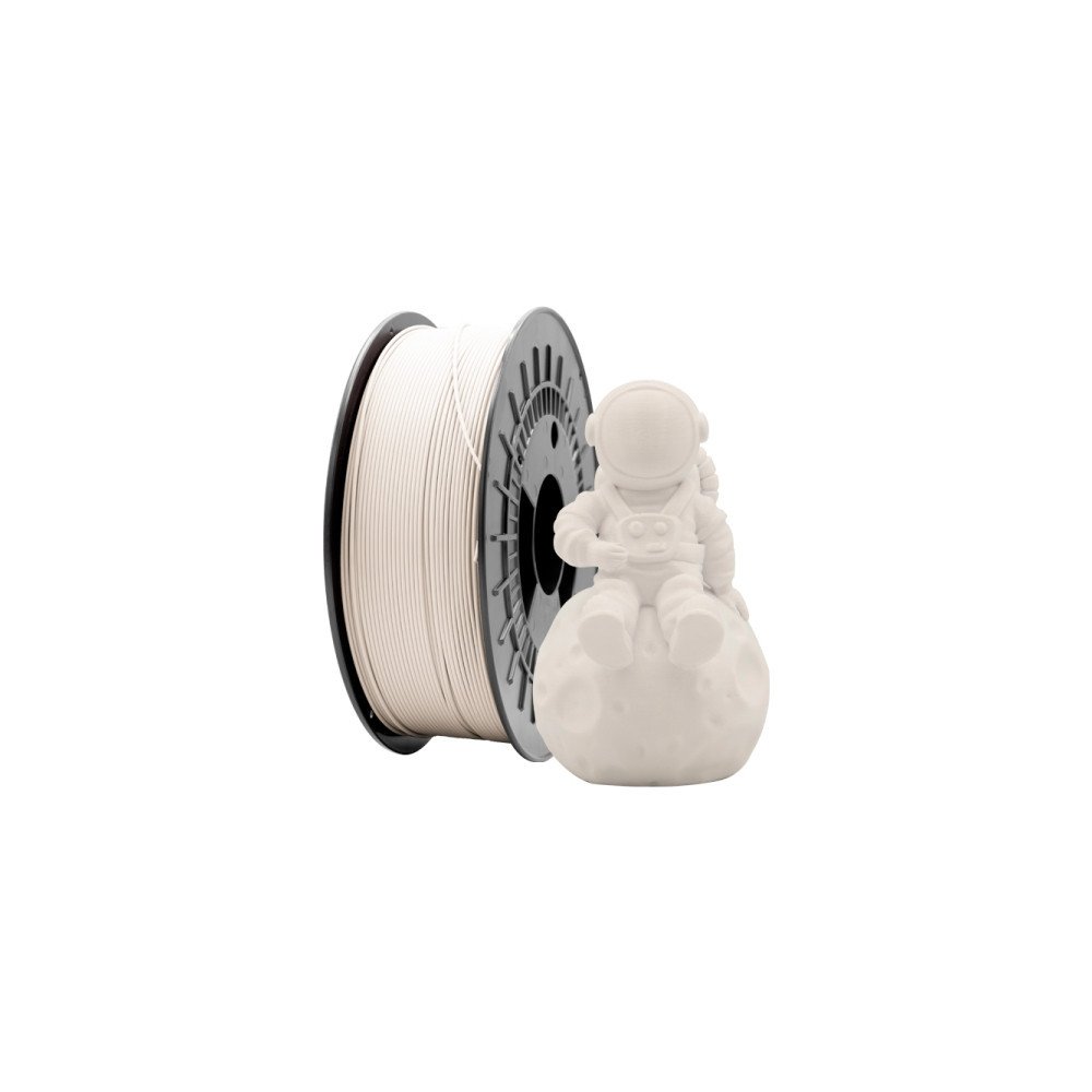 Filament 3D PETG– Diâmetro 1,75mm – Bobine 1kg – Cor Branco Filament 3D PETG– Diâmetro 1,75mm – Bobine 1kg – Cor Branco