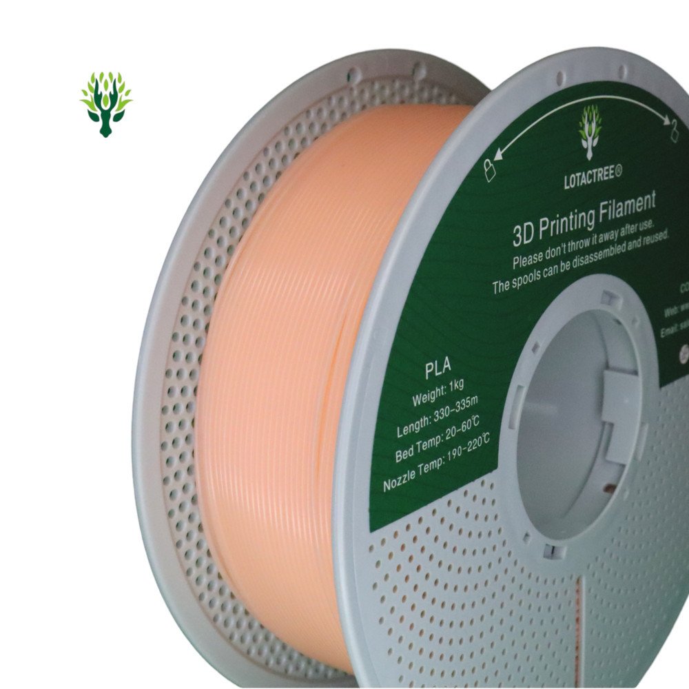 PLA Fleshcolor - Diâmetro 1,75mm Bobine 1kg - Lotactree PLA Fleshcolor - Diâmetro 1,75mm Bobine 1kg - Lotactree