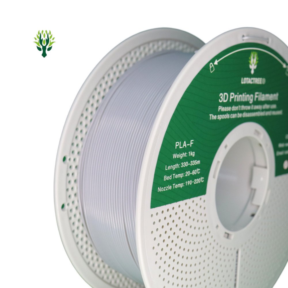 PLA-F Cool Grey - Diâmetro 1,75mm Bobine 1kg - Lotactree PLA-F Cool Grey - Diâmetro 1,75mm Bobine 1kg - Lotactree