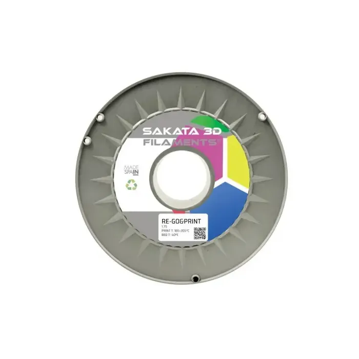 PLA GO&PRINT RECYCLED Diâmetro 1,75mm Bobine 1kg - Sakata 3D