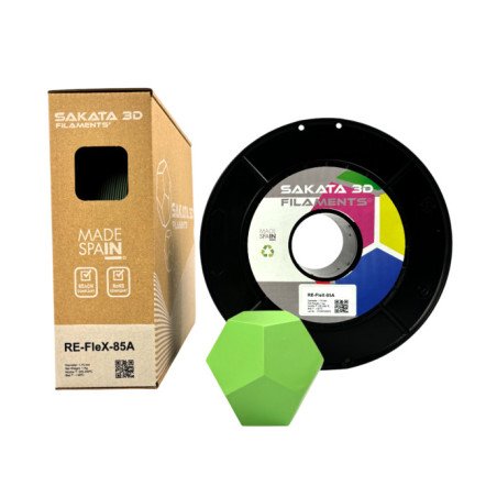 RE-FLEX 85-A RECYCLED -  Diâmetro 1,75mm Bobine 1kg - Sakata 3D