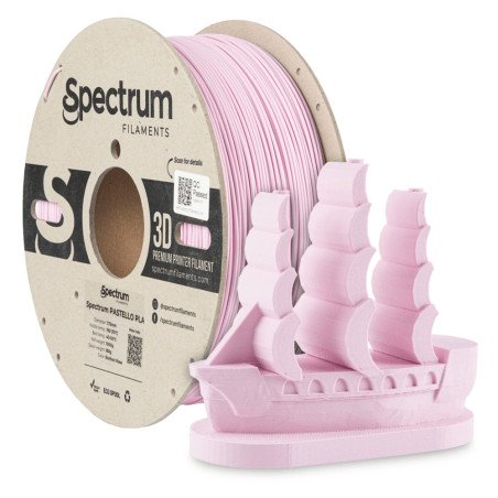 SPECTRUM – PASTELLO PLA - Diâmetro 1,75mm – Bobine 1kg – Cor Bonbon Rose