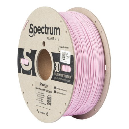 SPECTRUM – PASTELLO PLA - Diâmetro 1,75mm – Bobine 1kg – Cor Bonbon Rose