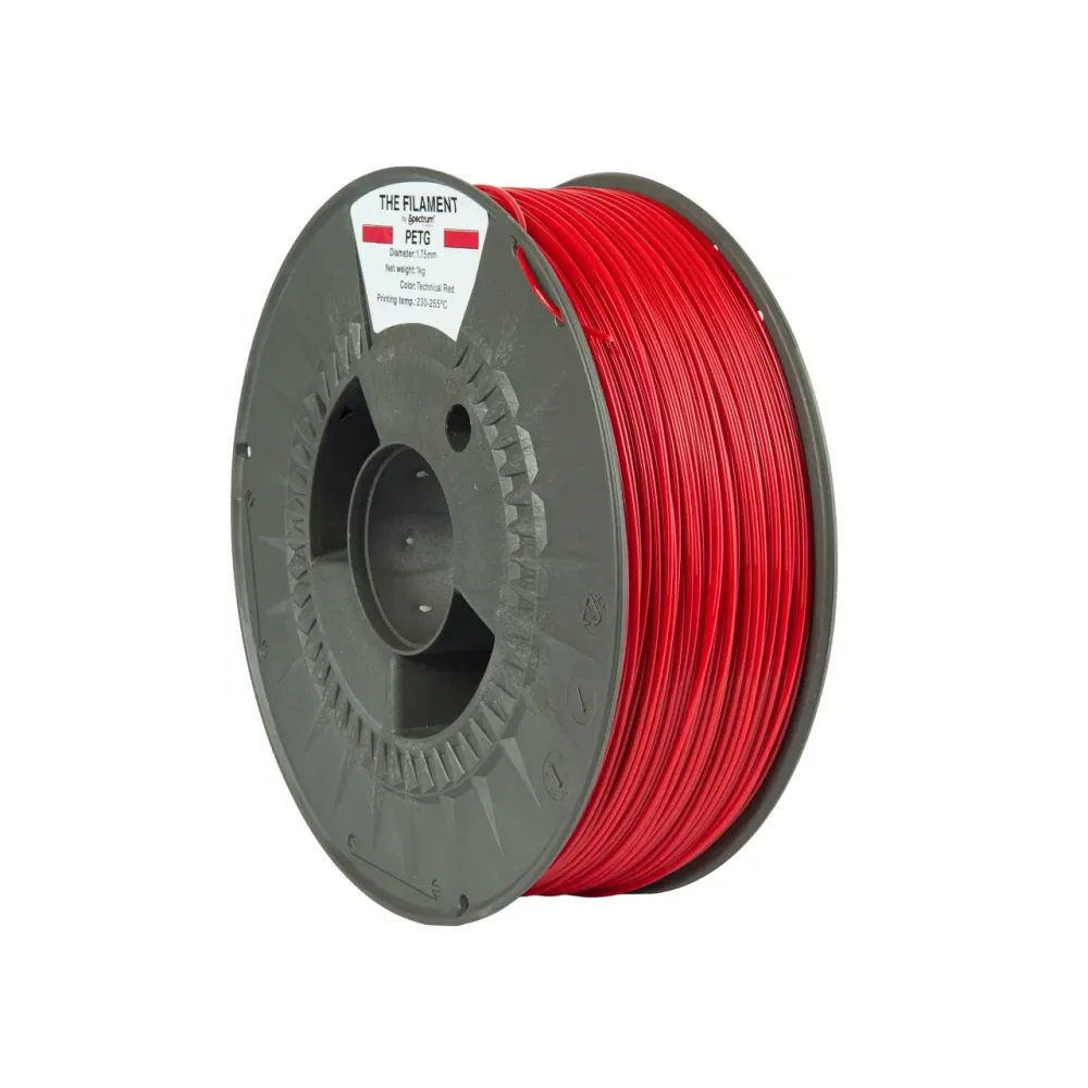 THE FILAMENT by Spectrum – PETG - Diâmetro 1,75mm – Bobine 1kg – Cor Technical Red THE FILAMENT by Spectrum – PETG - Diâmetro 1,75mm – Bobine 1kg – Cor Technical Red