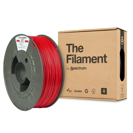 THE FILAMENT by Spectrum – PETG - Diâmetro 1,75mm – Bobine 1kg – Cor Technical Red