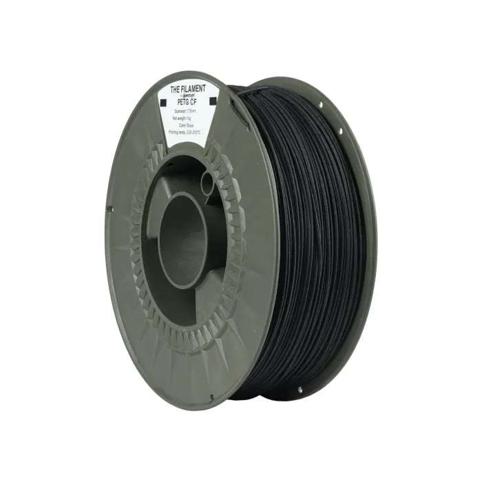 THE FILAMENT by Spectrum – PETG CF- Diâmetro 1,75mm – Bobine 1kg – Cor Black