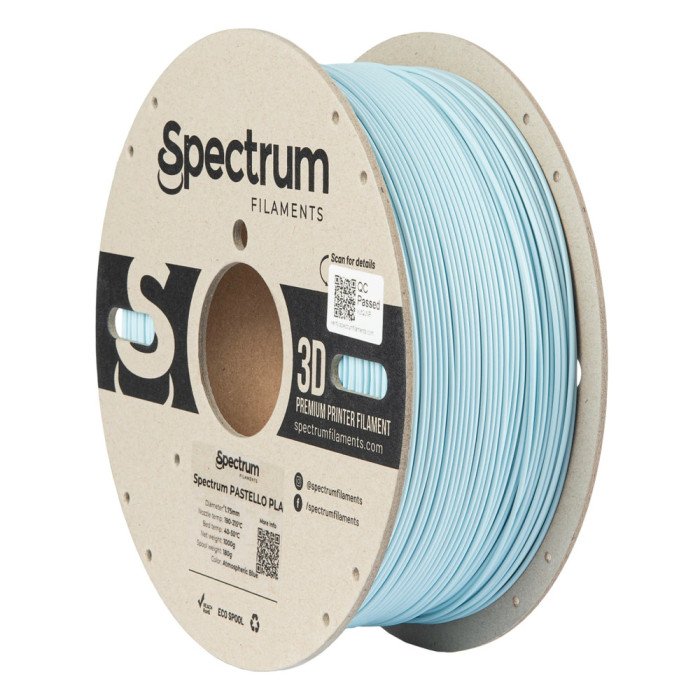 PLA Pastello Atmospheric Blue 1kg Spectrum | Filamento 3D 1,75mm