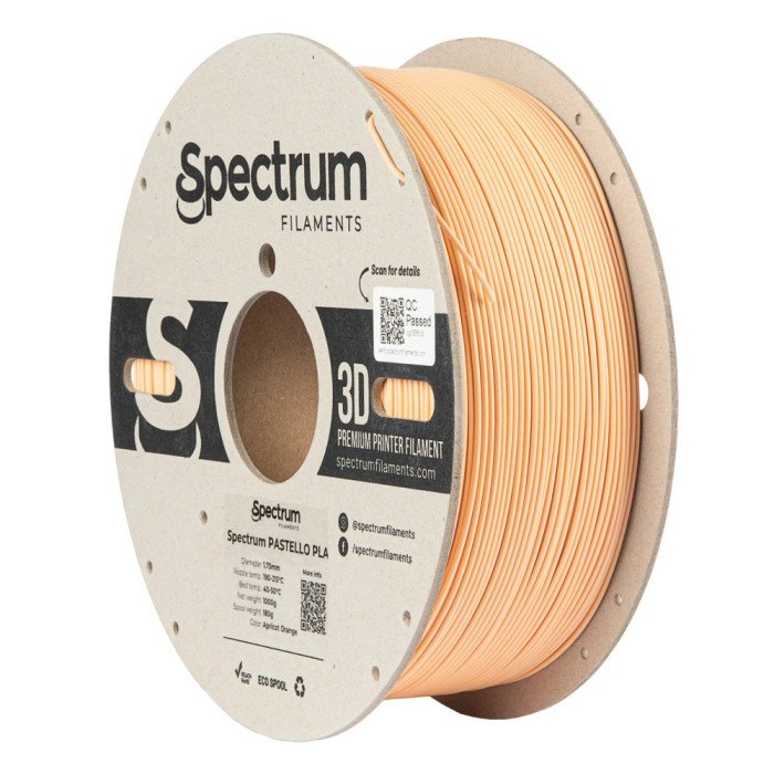 PLA Pastello Apricot Orange 1kg Spectrum | Filamento 3D 1,75mm