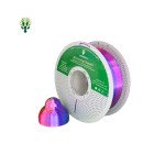 PLA SILK TRICOLOR Rose Red Green Dark Blue - Diâmetro 1,75mm Bobine 1kg - Lotactree