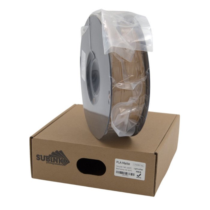 PLA Matte Light Coffee 1kg Subink | Filamento 3D 1,75mm