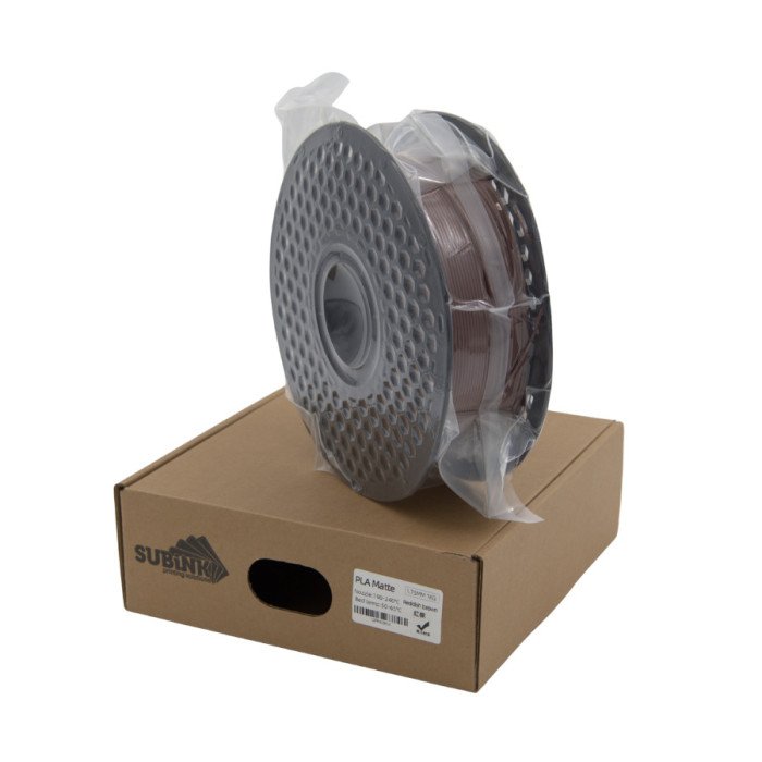 PLA Matte Reddish Brown 1kg Subink | Filamento 3D 1,75mm