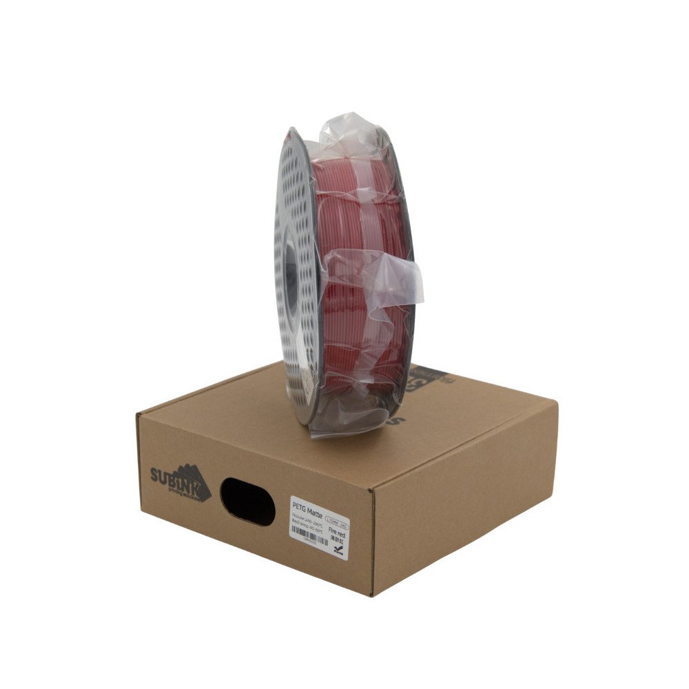 PETG Matte Fire Red 1kg Subink | Filamento 3D 1,75mm