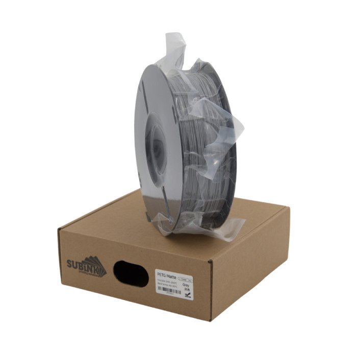 PETG Matte Grey 1kg Subink | Filamento 3D 1,75mm