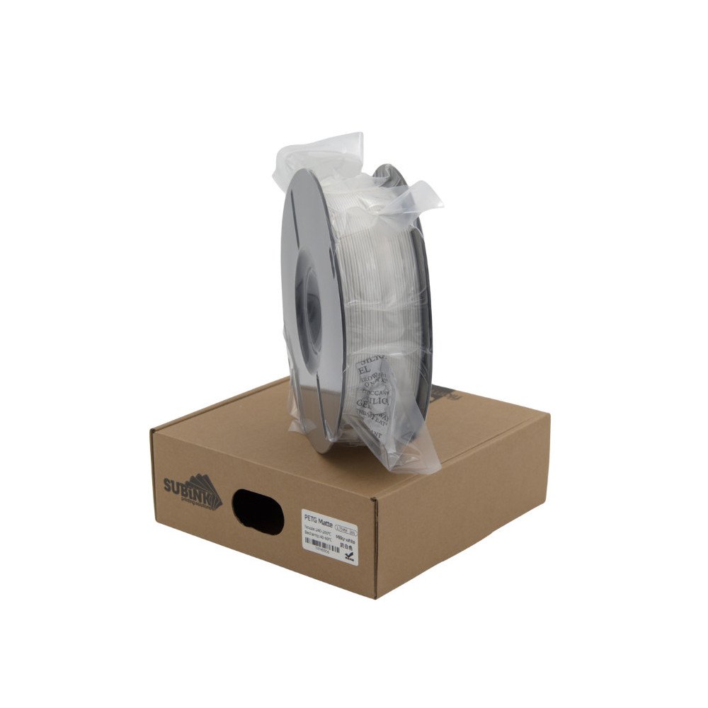 PETG Matte Milky White 1kg Subink | Filamento 3D 1,75mm