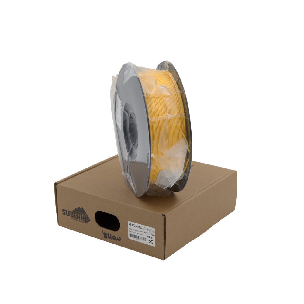 PETG Matte Yellow 1kg Subink | Filamento 3D 1,75mm
