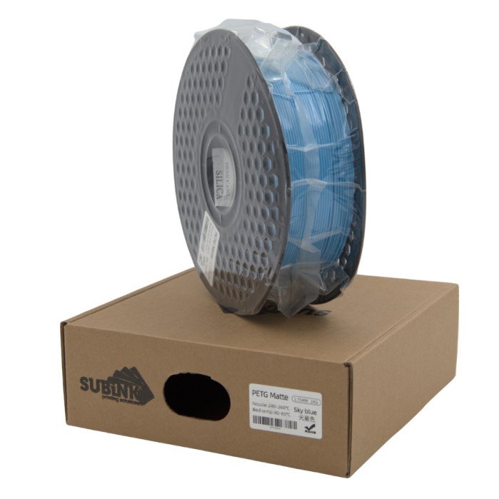PETG Matte Sky Blue 1kg Subink | Filamento 3D 1,75mm