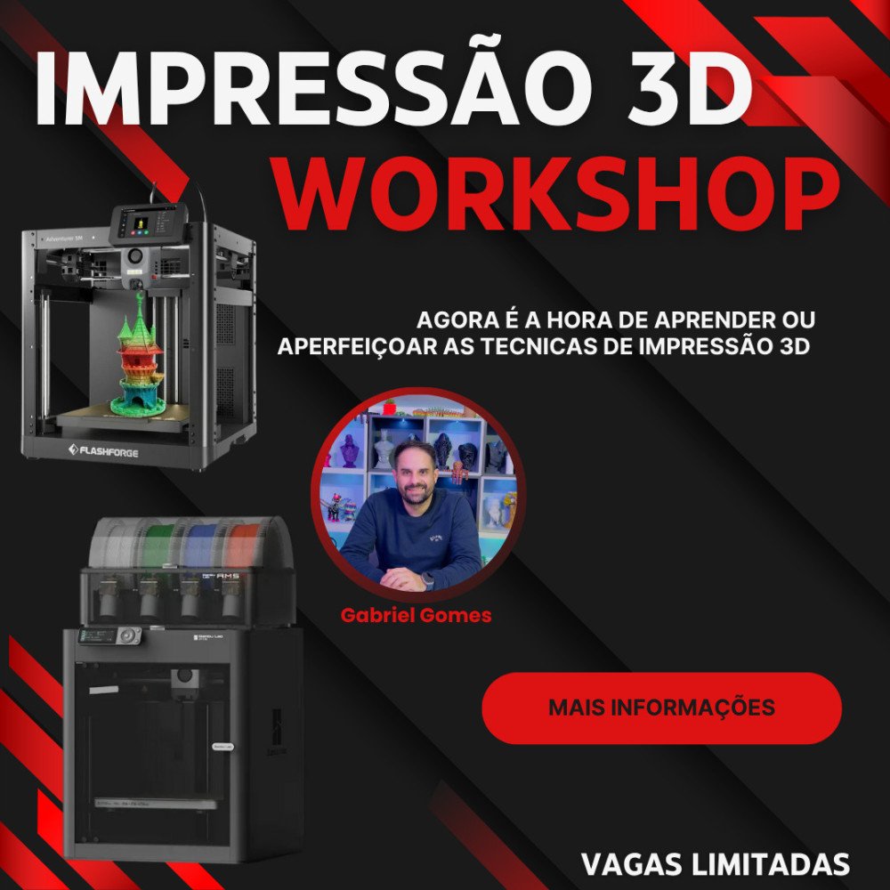 Workshop Impressão 3D em Aveiro | 04 Outubro 2025 Workshop Impressão 3D em Aveiro | 04 Outubro 2025