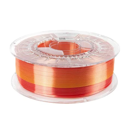 SPECTRUM – SILK RAINBOW - Diâmetro 1,75mm – Bobine 1kg – Cor Fire Red