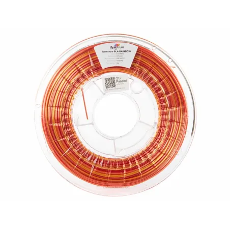 SPECTRUM – SILK RAINBOW - Diâmetro 1,75mm – Bobine 1kg – Cor Fire Red
