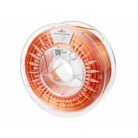 SPECTRUM – SILK RAINBOW - Diâmetro 1,75mm – Bobine 1kg – Cor Fire Red
