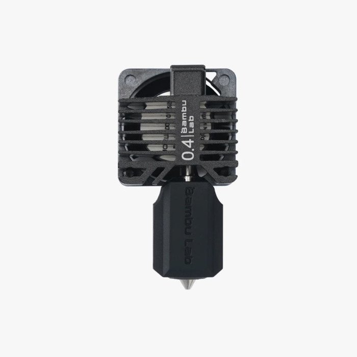 Hotend Assembly 0.4mm Aço Endurecido Bambu Lab P1P | Impressão 3D