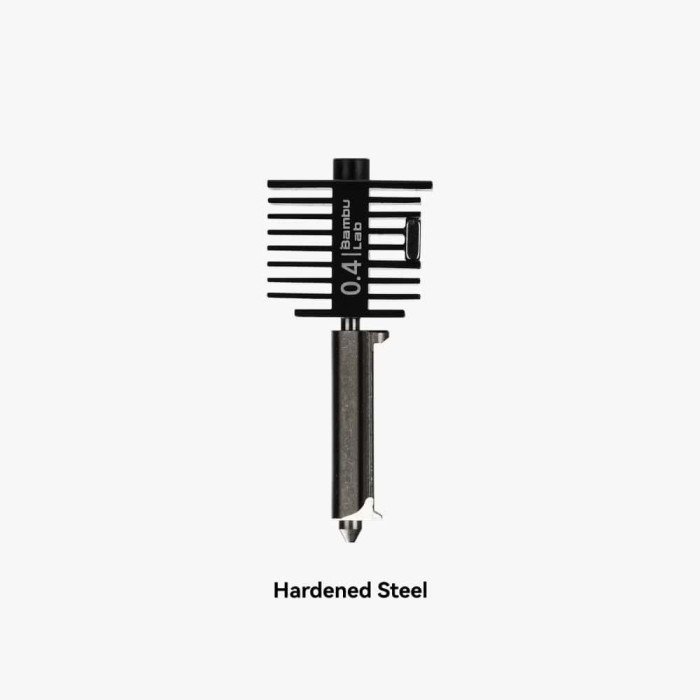 Hotend 0.4mm Aço Endurecido Bambu Lab A1 | Resistência Abrasiva