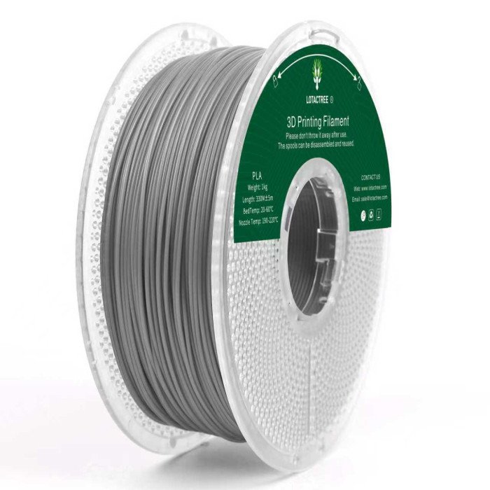 PLA Metallic Grey 1kg Lotactree | Filamento 3D 1,75mm