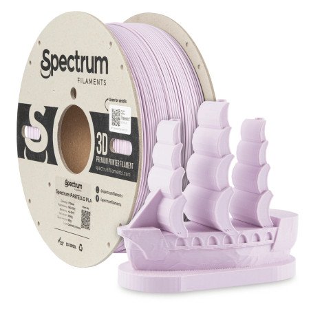 PLA Pastello Cosmetic Mauve 1kg Spectrum | Filamento 3D 1,75mm