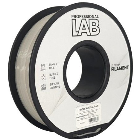 Filamento PLA Luminous White 1,75mm 1kg - Prof. Lab