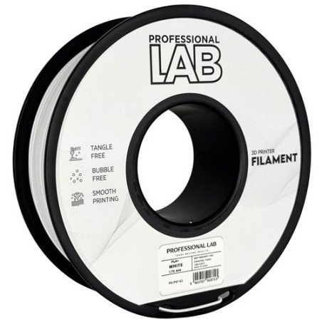 Filamento PLA+ White 1,75mm 1kg - Prof. Lab