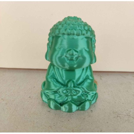 Filament 3D PLA SILK– Diâmetro 1,75mm – Bobine 1kg – Cor Silk Verde