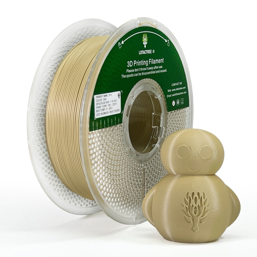 Filamento PLA Oak 1,75mm 1kg - Lotactree