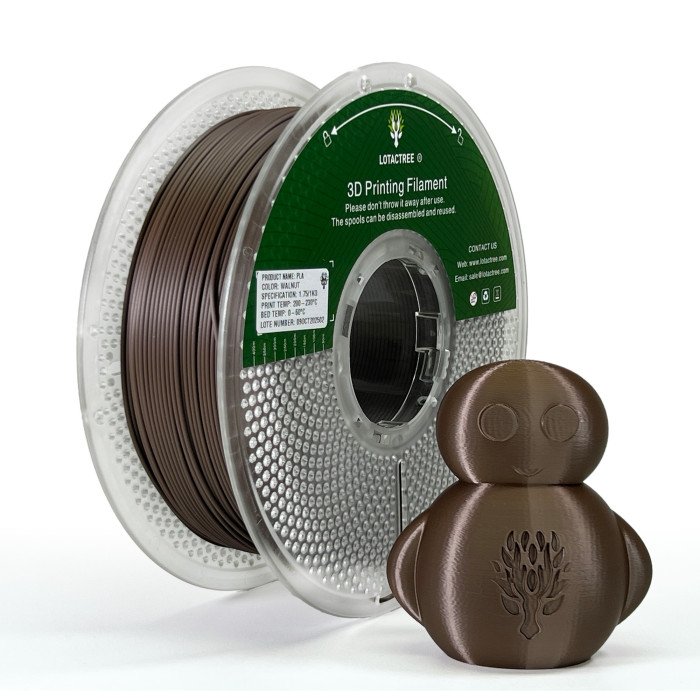 PLA Walnut 1kg Lotactree | Filamento 3D 1,75mm