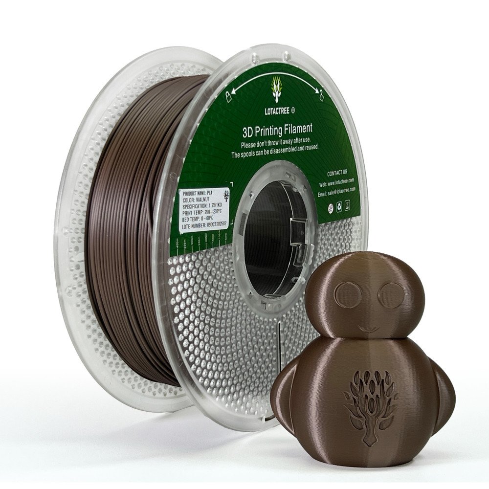 PLA Walnut 1kg Lotactree | Filamento 3D 1,75mm