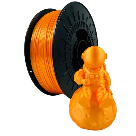Filament 3D PLA SILK– Diâmetro 1,75mm – Bobine 1kg – Cor Silk Laranja