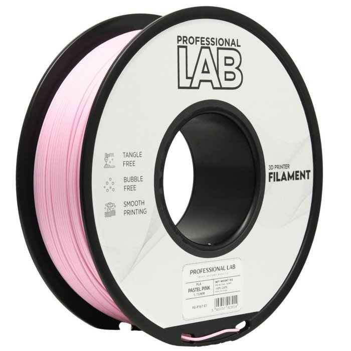 Filamento PLA PASTEL Pink 1,75mm 1kg - Prof. Lab