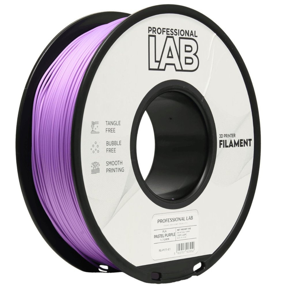 Filamento PLA PASTEL Purple 1,75mm 1kg - Prof. Lab