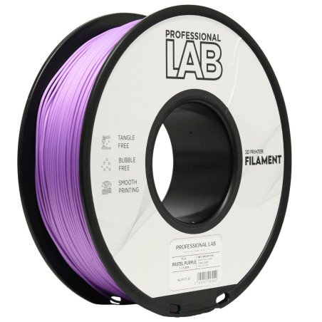 Filamento PLA PASTEL Purple 1,75mm 1kg - Prof. Lab