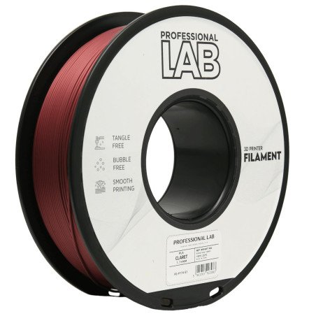 Filamento PLA Claret 1,75mm 1kg - Prof. Lab