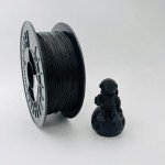 Filament 3D PLA Preto Matte– Diâmetro 1,75mm – Bobine 1kg – Cor Preto Matte
