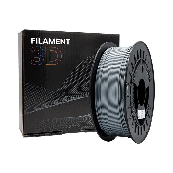 Filament 3D PETG– Diâmetro 1,75mm – Bobine 1kg – Cor Gris