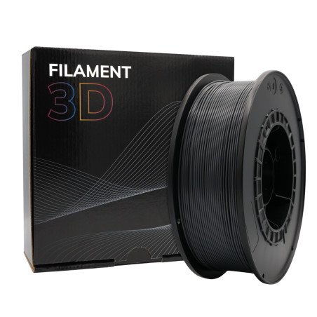 Filament 3D ASA– Diâmetro 1,75mm – Bobine 1kg – Cor Preto