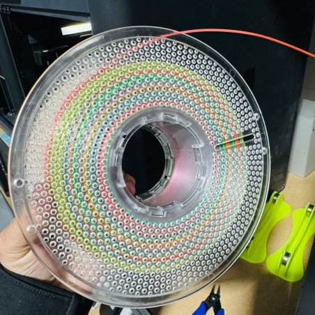 PLA SILK RAINBOW Candy - Diâmetro 1,75mm Bobine 1kg - Lotactree